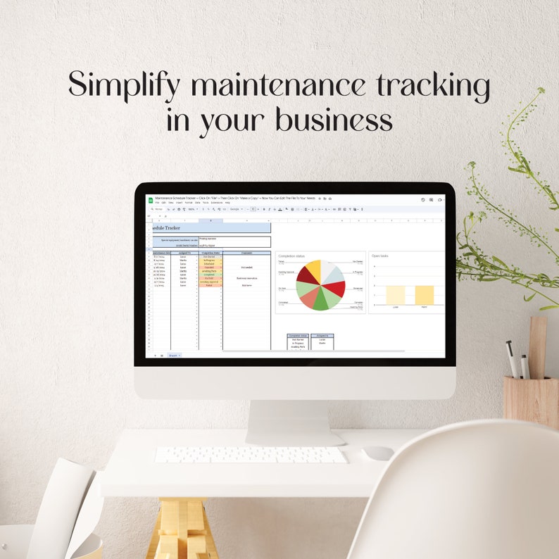 Maintenance Schedule Tracker, Maintenance Planner, Facilities ...