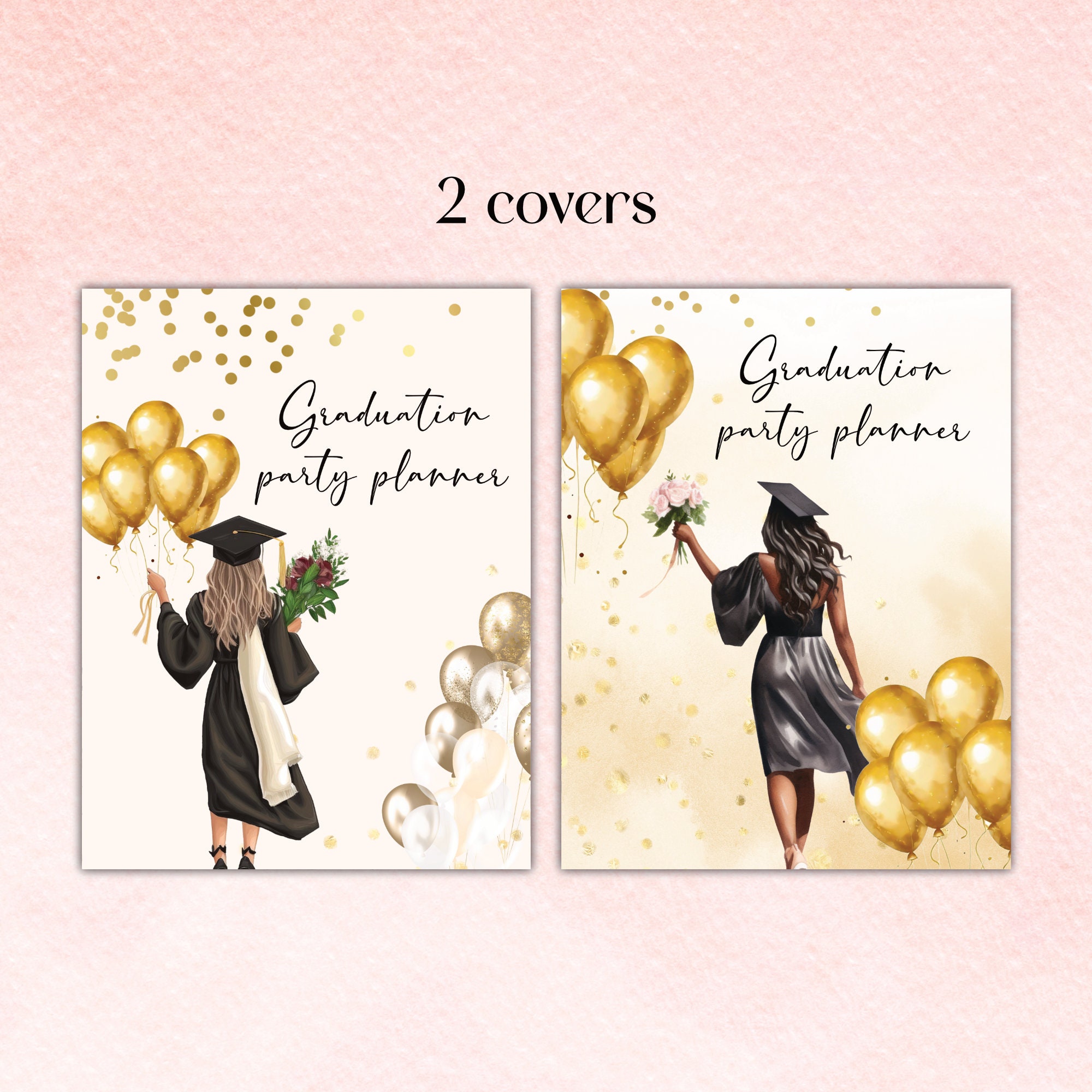 Graduation Party Planner, Printable Grad Party Organizer, Instant ...