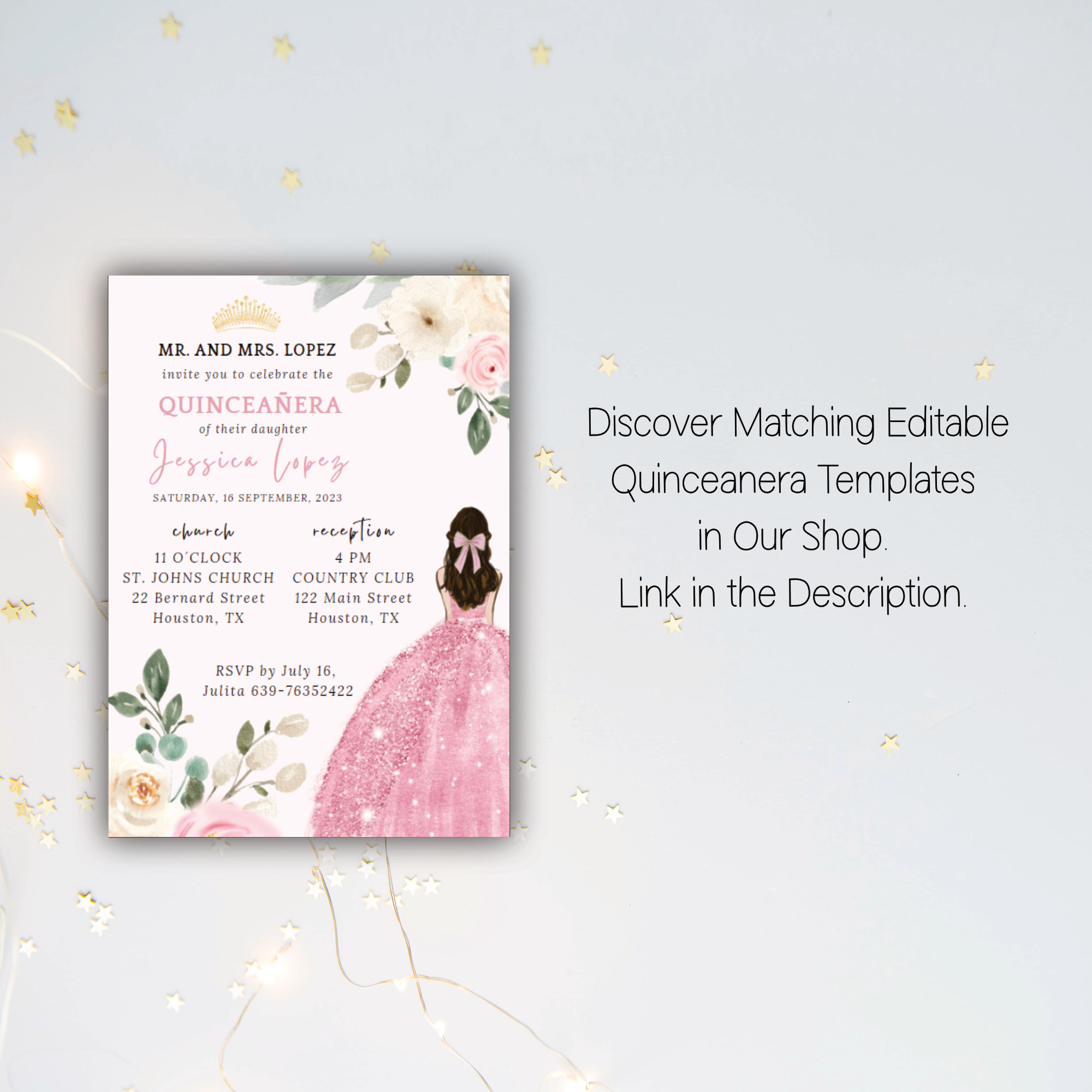 Quinceañera Planner, Quince Planning Checklist, Quinceañera Templates