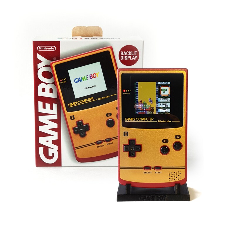 Build-to-Order Game Boy Color GBC Famicom Edition | Etsy