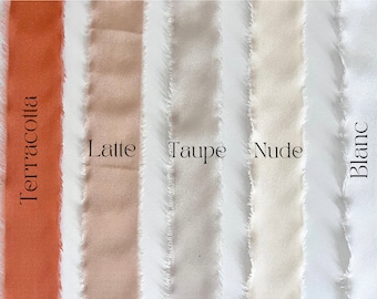 Frayed pure silk ribbon (the Lands)