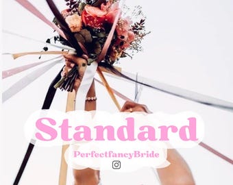 Round of ribbons to personalize / Standard quality / 3M per ribbon / Wedding / Lace option