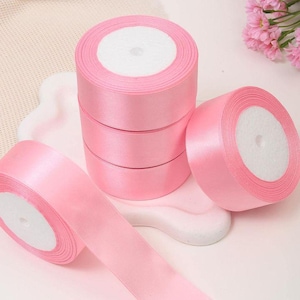Ruban de satin Multi couleurs - 1 mètre /2,5cm