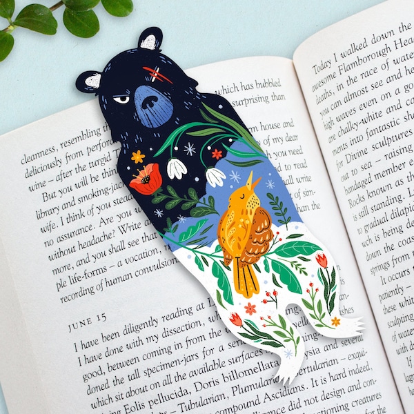 Bookmark The Bear and the Nightingale, bookmark fantasy, bookish gift