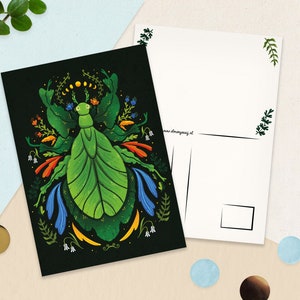 Postcard walking leaf - Postcard nature