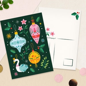 Carte postale de Noël - cartes postales d'hiver