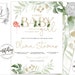 Gold Letters Baby Shower Invitation, Editable Tropical Girl Baby Shower ...