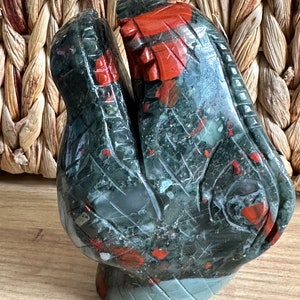 Bloodstone Dinosaur Head