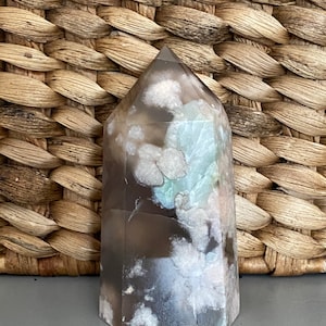 Black Flower Agate