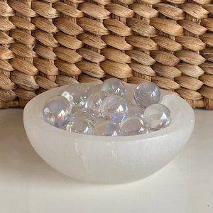 Round Selenite Bowl