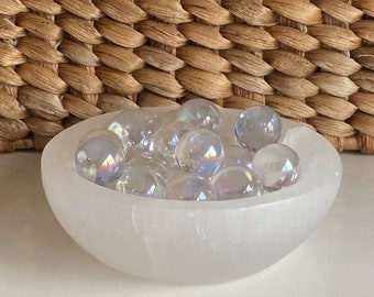 Round Selenite Bowl
