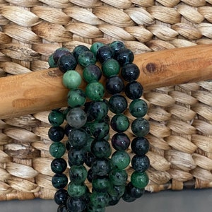 Ruby Zoisite Bracelet