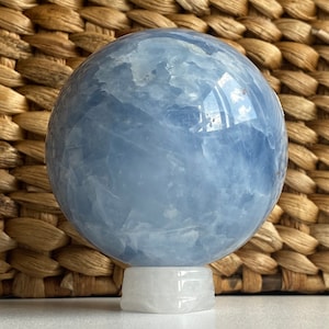 Blue Calcite Sphere