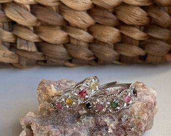 Rainbow Tourmaline Ring