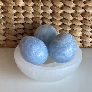 Blue Calcite Egg