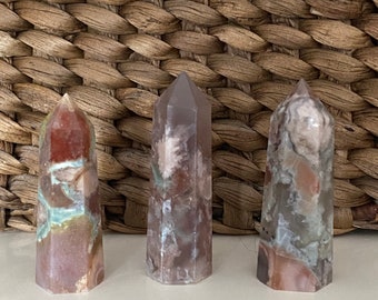 Mini Flower Agate Tower