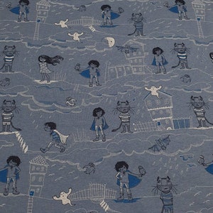Organic Summersweat Vampirchen blue Lillestoff Sweat