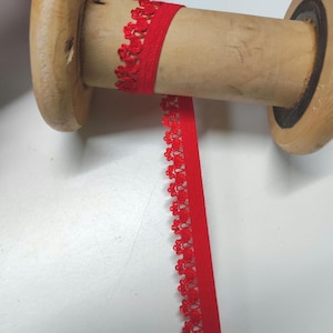 elastische veter rood 15 mm breed wasveter rubber