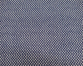 50 cm algodón lunares azul blanco Cosmo
