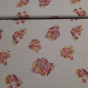 Organic Summersweat Bouquet Lillestoff grey old pink