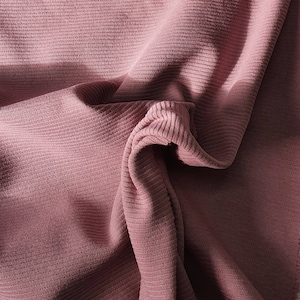 Organic Sweat ribbed old pink Lillestoff