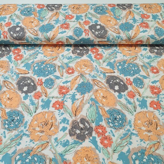 Jersey Papers Flowers Tapestry Art Gallery Etsy Canada