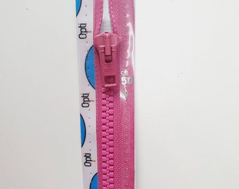 Zipper divisible 50 cm Opti P 60 Sport pink