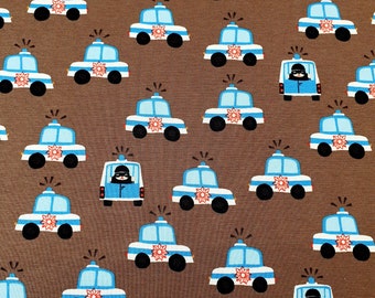 Jersey Polizeiauto braun blau
