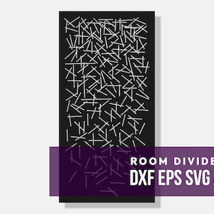 Room divider panel Decorative Panel for CNC Room partition Metal wall art Vector plan Dxf files for laser