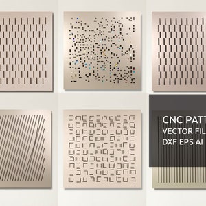 6 Decorative wall panel for CNC Laser cut panel Room divider