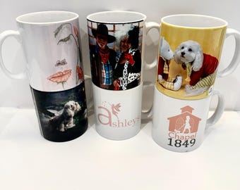Personalised custom photo mug | Customised Pet Photo mug gift uk | personalised birthday gift for her | unique gift for him | custom pet mug
