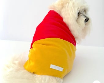 Winnie The Pooh Inspired sweater for Dogs | Cute Dog Pyjamas  | Dog Post Op Suit | Pet gifts for dogs | Winnie The Pooh Costume | Small Dogs