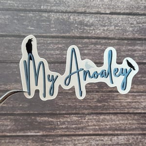 Mein Anoaley Aufkleber - inspiriert von Liv Zander's Buchliebhaber- Spitzname Aufkleber- Buchliebhaber Geschenk- Fantasy Romanze Leser
