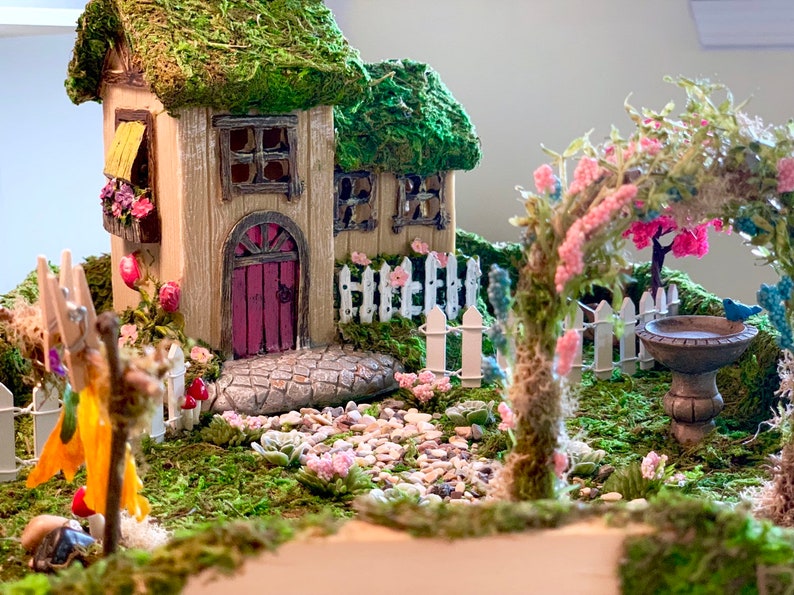 Fairy Garden Fairy Garden House Fairy Fairy Garden Set Fairy Lights DIY Fairy Garden Kit