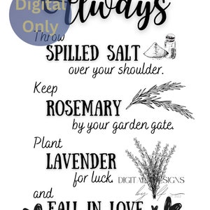 PRINTABLE practical Magic Quote Art/sign Digital Image 17 Sizes ...