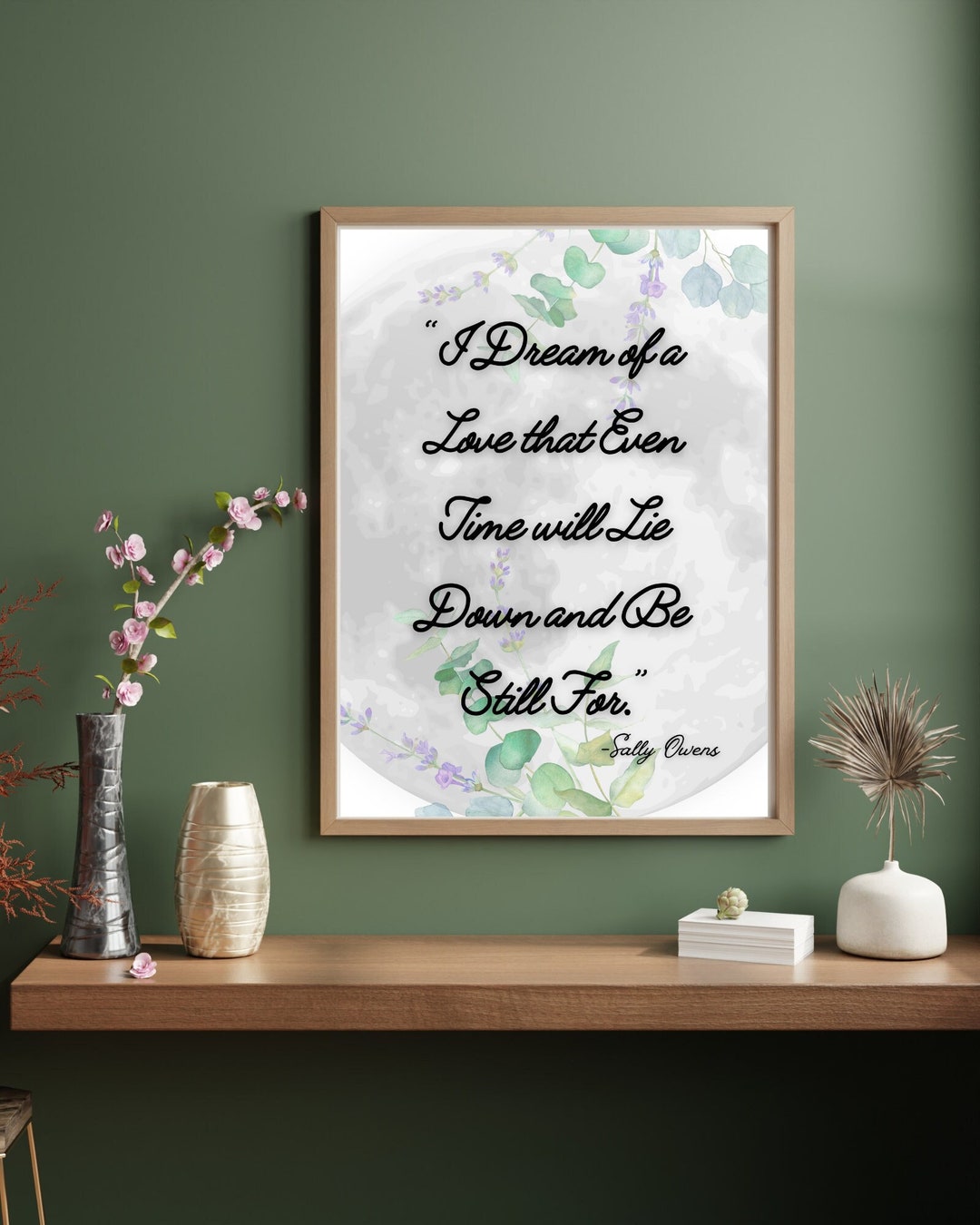 Practical Magic Quote Print, Floral Moon Art (digital Download) - Etsy