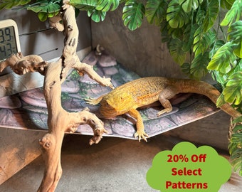 Reptile Hammock: Bearded Dragon, Snake, Lizard Aquarium Decor