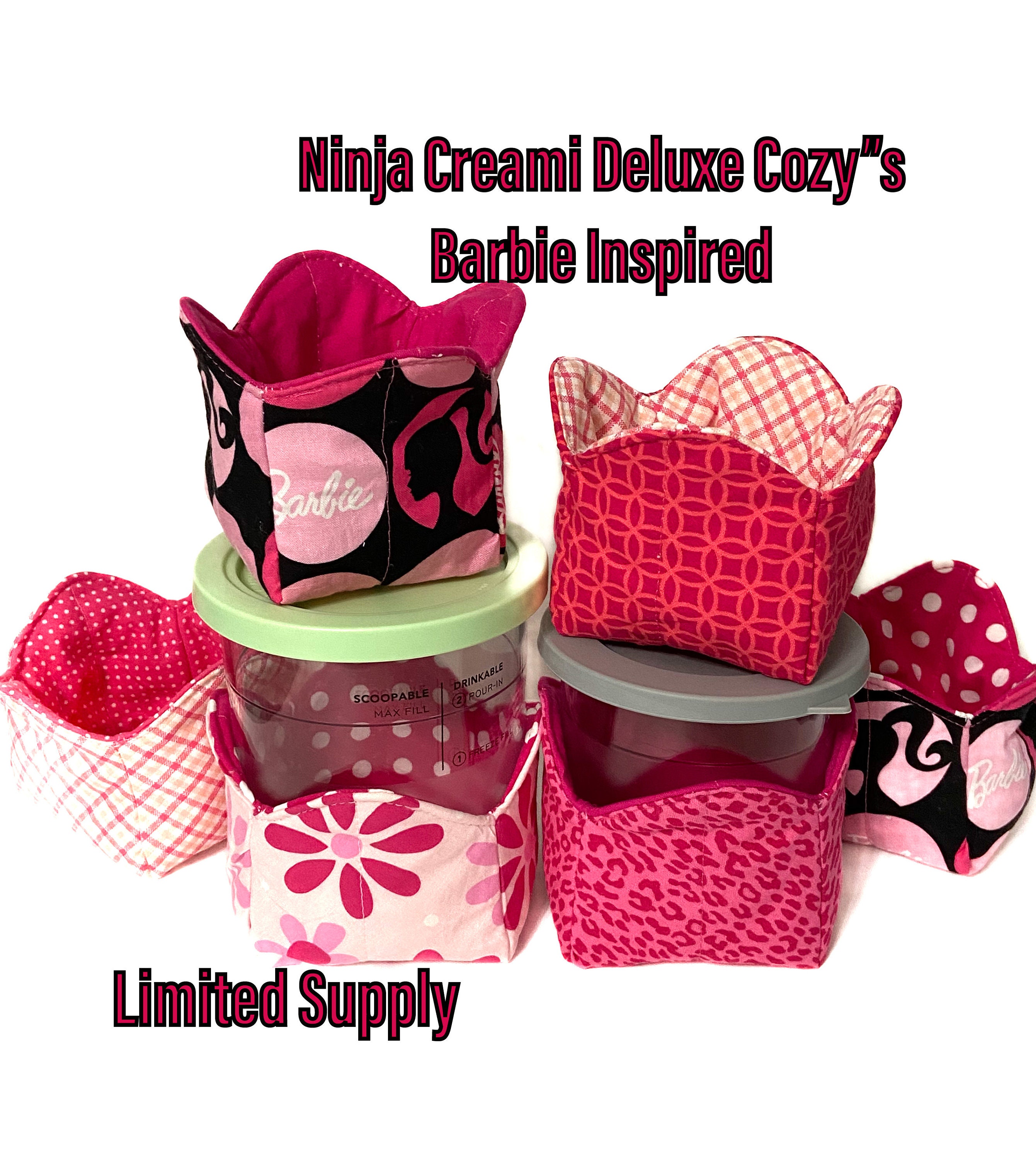 Universal Now Fits Ninja Deluxe and Ninja Creami Pint Size Ice Cream  Cozy/mini Bowl Cozy/pint Cozys /46patterns to Choose From. 