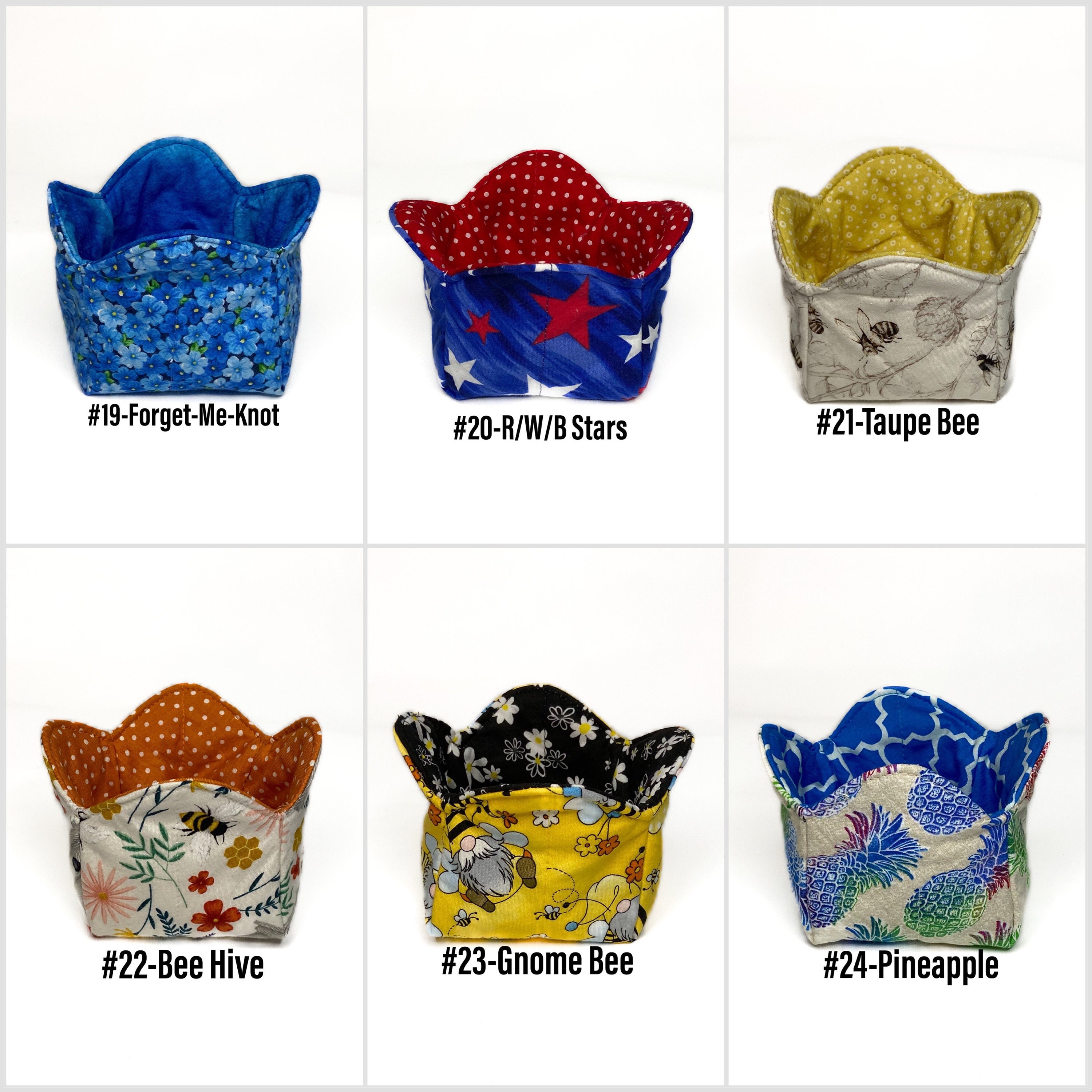 Universal Now Fits Ninja Deluxe and Ninja Creami Pint Size Ice Cream  Cozy/mini Bowl Cozy/pint Cozys /46patterns to Choose From. 