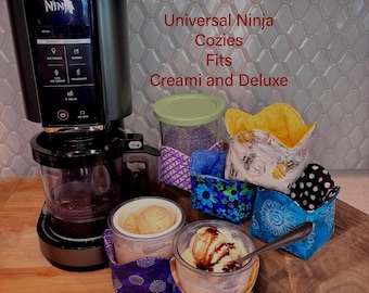 Ninja Creami Pint Cozy: Deluxe & Regular Size, Reversible Cotton