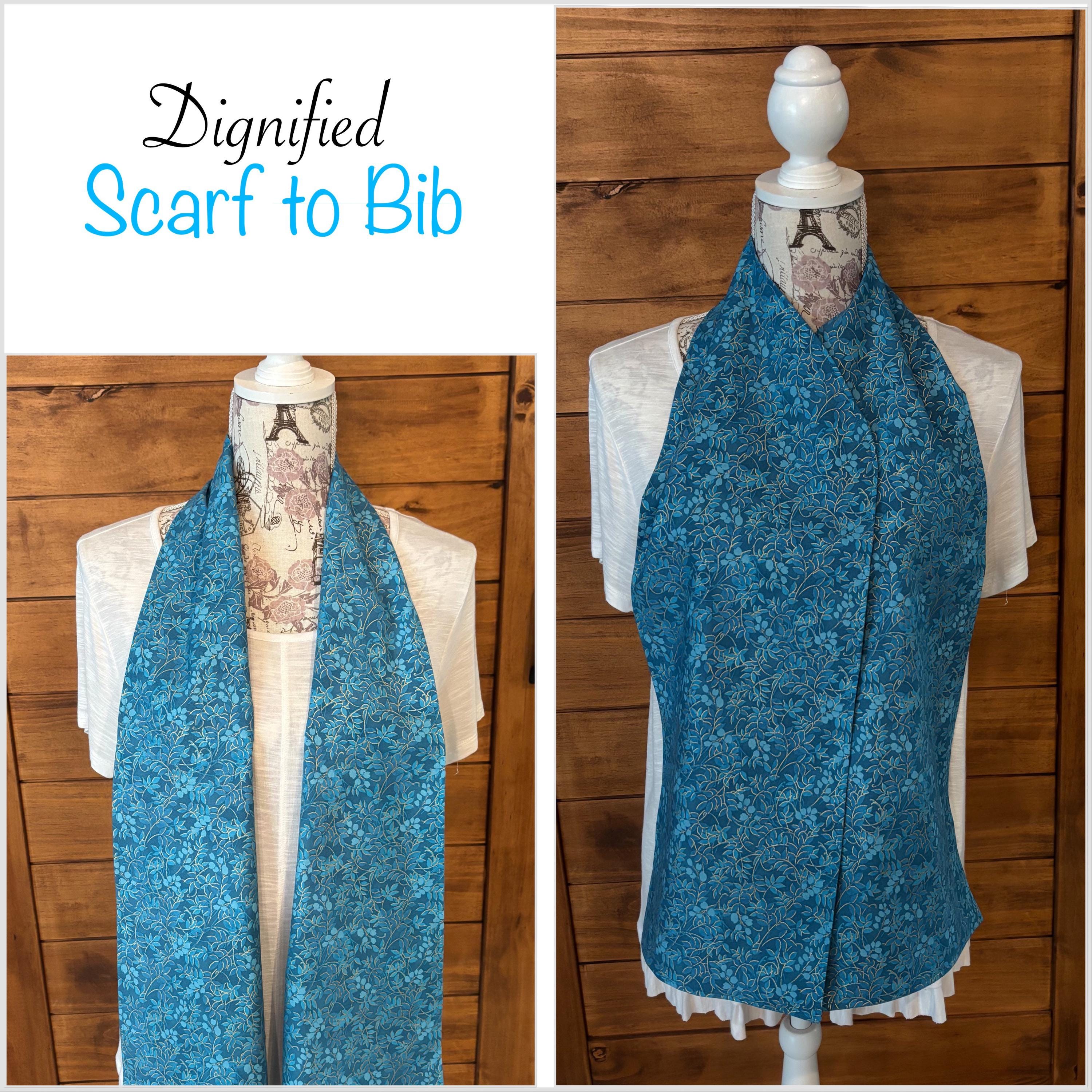 Chic Adult Bib Dining Scarf-large [crx]-stain Resistant Microfiber, Machine Washable, No Ironing - View #3
