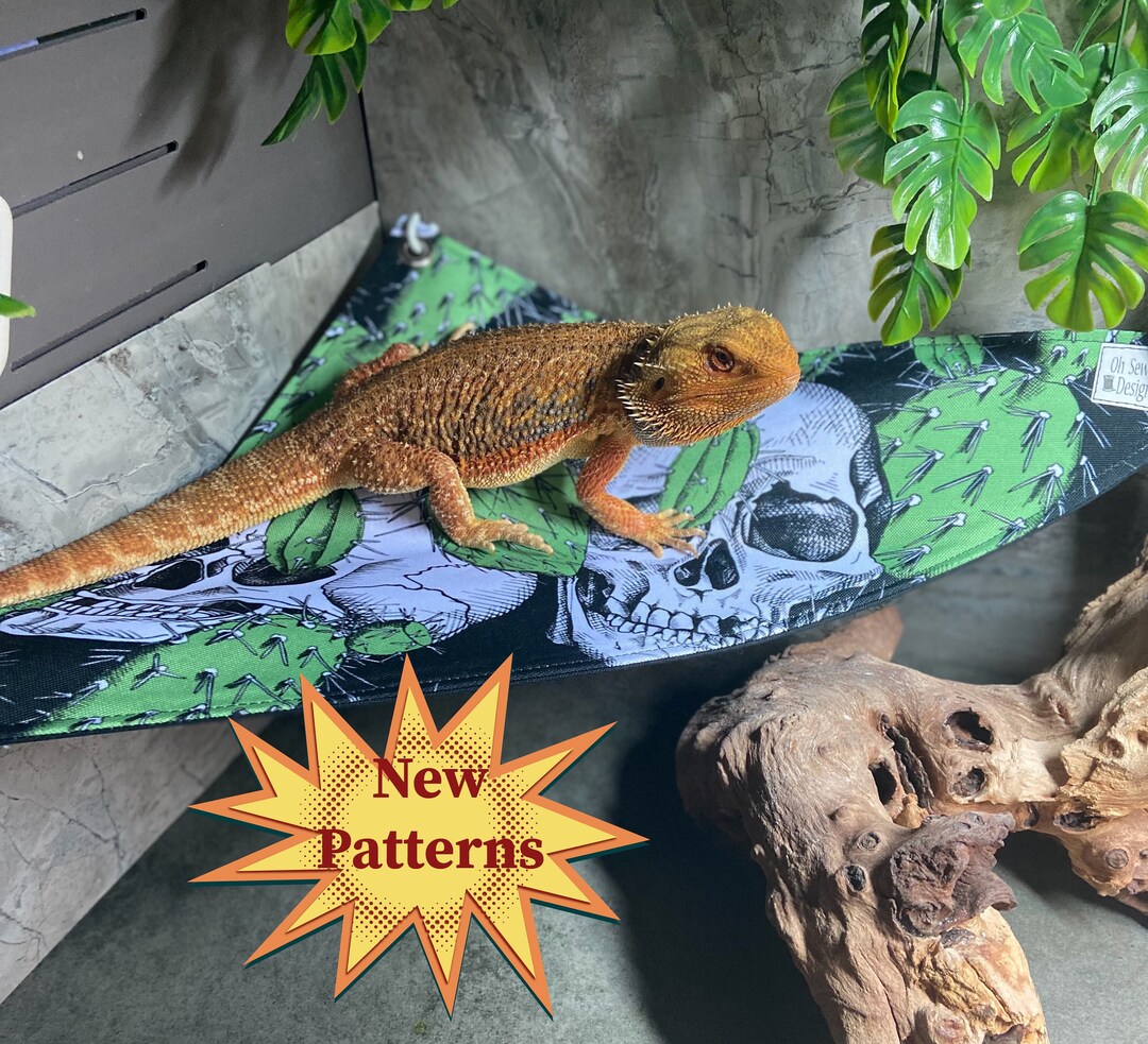 Reptile Hammocks, Bearded Dragon Hammockbed, Snake Bed, Aquarium Decor