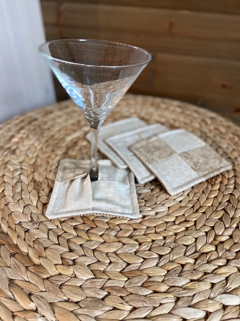 Wine Glass Coaster Cozies Set of 4 Each. Dinner Etsy