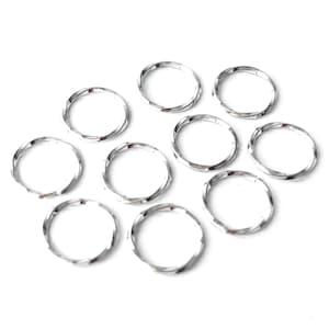 Sterling Silver 925 Closed Jump Rings – 13mm – 8pcs Jewelry Making Supplies