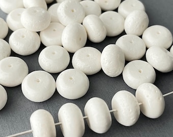 Cuentas redondas de coral blanco natural de 12 mm – Materiales para la elaboración de collares y pulseras DIY