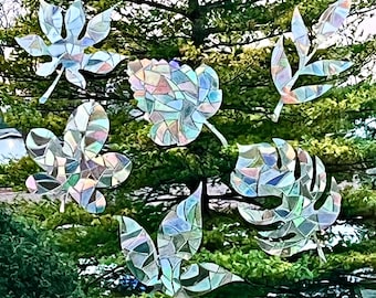 Rainbow Suncatcher Window Cling: Sun Vinyl Sticker for Kids