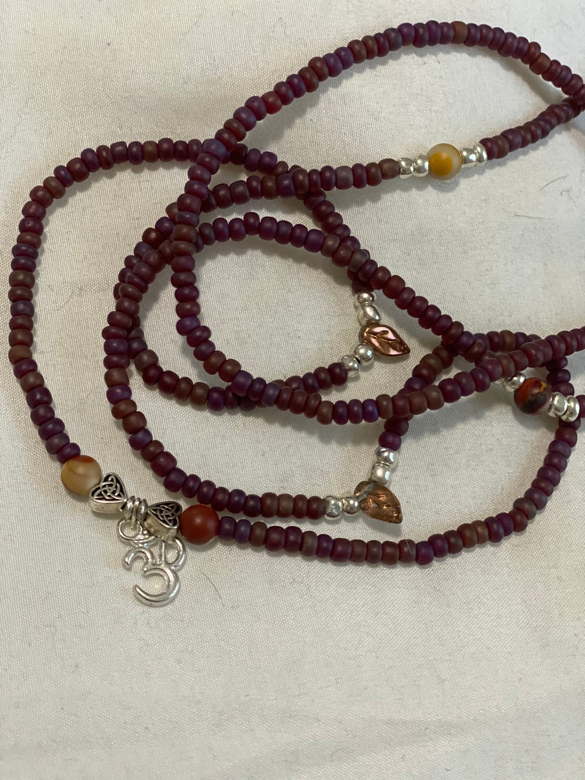 Mookaite Jasper. Chakra Waist Beads Etsy