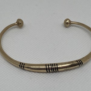Bronzefarbenes Touareg-Armband