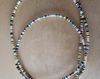 Beads for crafting / African beads for jewelry making / beads / beads / multicolored / plastic disc beads