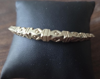 Touareg brass bangle